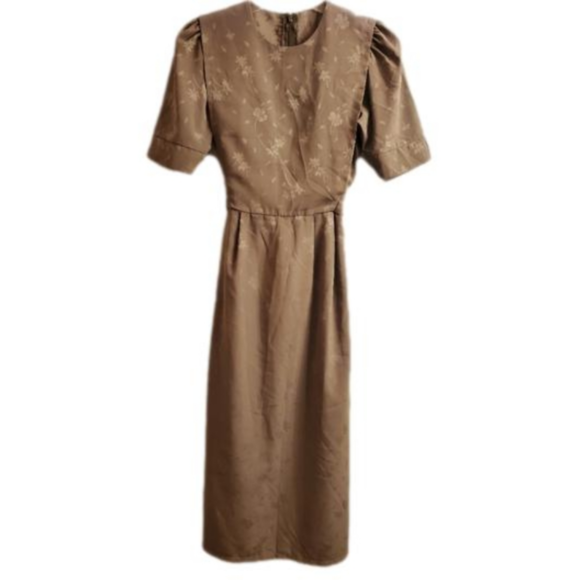 Vintage handmade boho prairie maxi dress size MED/LG - Picture 2 of 16